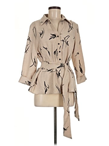 New York Clothing Co. 3/4 Sleeve Blouse (view 1)