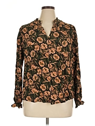 Gibson Latimer Long Sleeve Blouse (view 1)