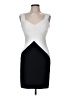 Calvin Klein Color Block Black Cocktail Dress Size 6 - photo 1