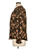 Gibson Latimer 100% Viscose Floral Brown Long Sleeve Blouse Size XL - photo 5