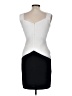 Calvin Klein Color Block Black Cocktail Dress Size 6 - photo 2