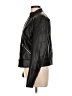 Gap 100% Polyester Black Faux Leather Jacket Size L - photo 5