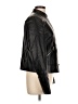 Gap 100% Polyester Black Faux Leather Jacket Size L - photo 4