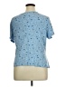 Basic Editions 100% Cotton Stars Blue Short Sleeve T-Shirt Size 1X - photo 2