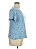 Basic Editions 100% Cotton Stars Blue Short Sleeve T-Shirt Size 1X - photo 4