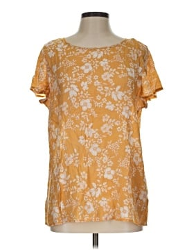 Como Black Short Sleeve Blouse (view 1)