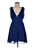 BCBGeneration 100% Polyester Solid Blue Cocktail Dress Size 6 - photo 1