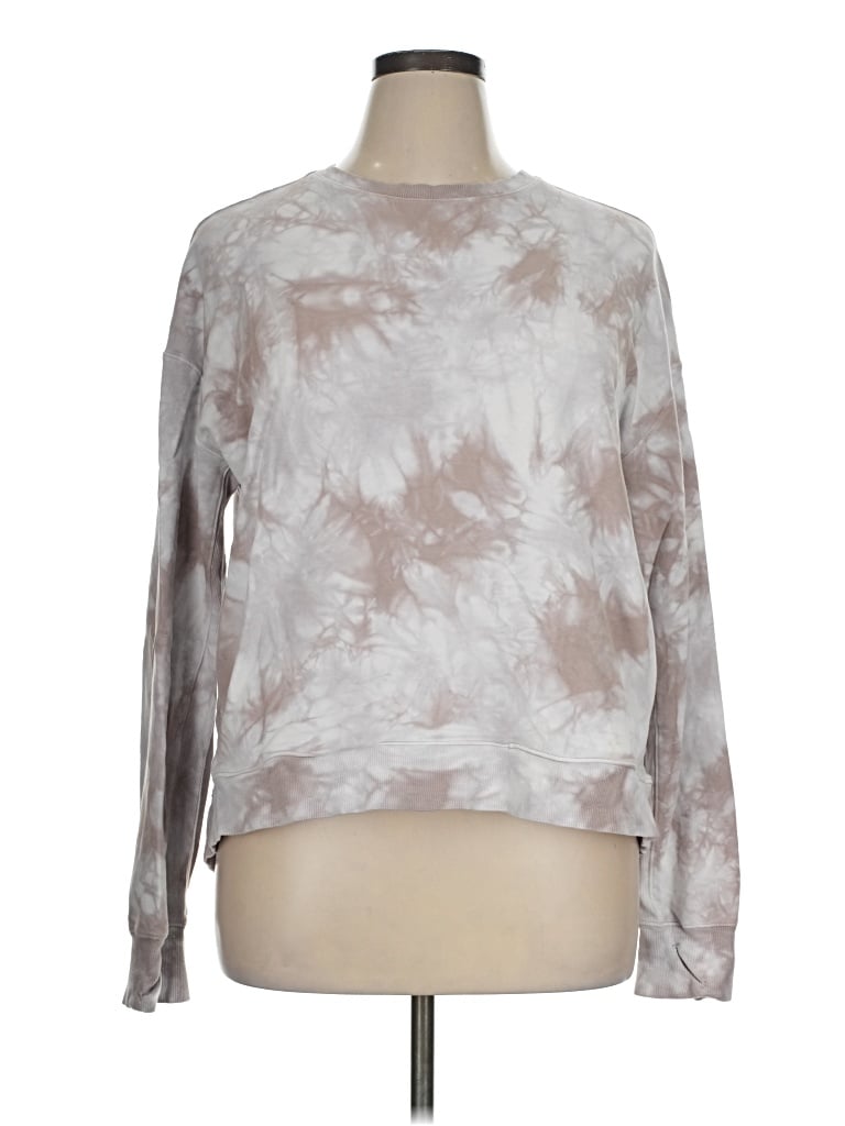 Pre-owned All In Motion Sweatshirt In Gray