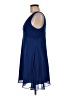 BCBGeneration 100% Polyester Solid Blue Cocktail Dress Size 6 - photo 5