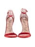 Sam Edelman 100% Leather Color Block Red Sandals Size 8 1/2 - photo 2