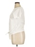 Allude 100% Baumwolle Ivory Short Sleeve Top Size L - photo 5