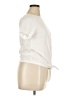Allude 100% Baumwolle Ivory Short Sleeve Top Size L - photo 4