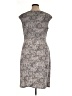 Connected Apparel Paisley Gray Cocktail Dress Size 16 - photo 2
