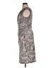 Connected Apparel Paisley Gray Cocktail Dress Size 16 - photo 5