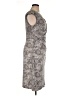 Connected Apparel Paisley Gray Cocktail Dress Size 16 - photo 4