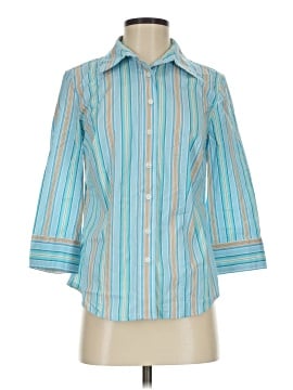 Attention 3/4 Sleeve Button-Down Shirt (view 1)