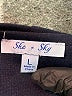 She + Sky 100% Cotton Solid Blue Romper Size L - photo 3