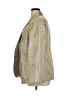 Dana Buchman 100% Acetate Chevron-herringbone Gold Blazer Size 14 - photo 5