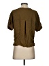 Madewell Brown Short Sleeve Blouse Size XXS - photo 2