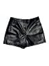 Zara Metallic Black Shorts Size L - photo 1
