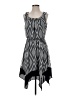 AB Studio Chevron-herringbone Gray Casual Dress Size S - photo 1