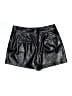 Zara Metallic Black Shorts Size L - photo 2