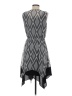 AB Studio Chevron-herringbone Gray Casual Dress Size S - photo 2