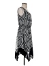 AB Studio Chevron-herringbone Gray Casual Dress Size S - photo 4