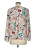 Adrienne Vittadini 100% Polyester Floral Ivory 3/4 Sleeve Blouse Size M - photo 2