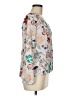 Adrienne Vittadini 100% Polyester Floral Ivory 3/4 Sleeve Blouse Size M - photo 4