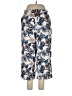 Sigrid Olsen Print Blue Linen Pants Size 12 - photo 1