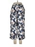 Sigrid Olsen Print Blue Linen Pants Size 12 - photo 2