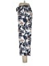 Sigrid Olsen Print Blue Linen Pants Size 12 - photo 5