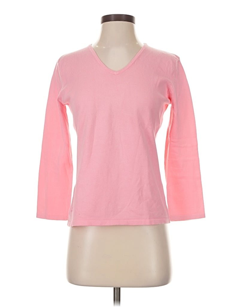 Pre-owned Lilly Pulitzer 3/4 Sleeve T-shirt In Pink