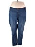 Ellos Solid Blue Jeggings Size 22 - photo 1