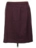 Halogen Polka Dots Burgundy Casual Skirt Size 8 - photo 1