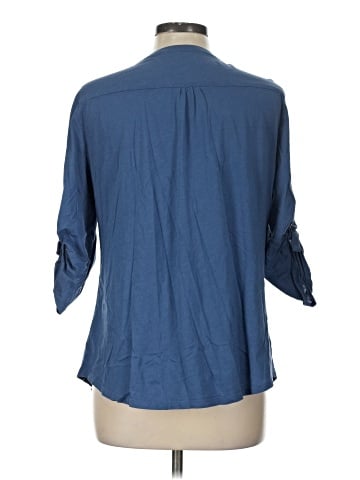 Soho 3/4 Sleeve Button-Down Shirt (view 2)