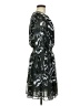 dip 100% Polyester Print Black Casual Dress Size M - photo 4