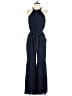 Greylin 100% Polyester Solid Blue Jumpsuit Size S - photo 1