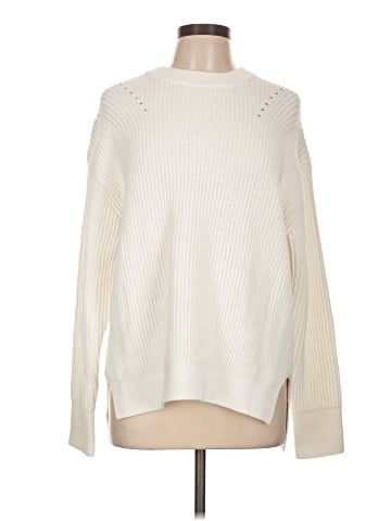 White + Warren Pullover Sweater (view 1)