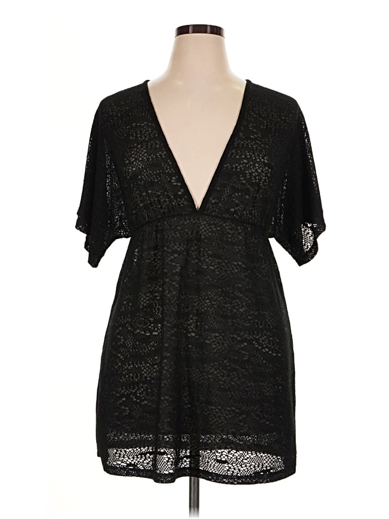 Pre-owned Jordan Taylor Swimsuit Cover Up In Black