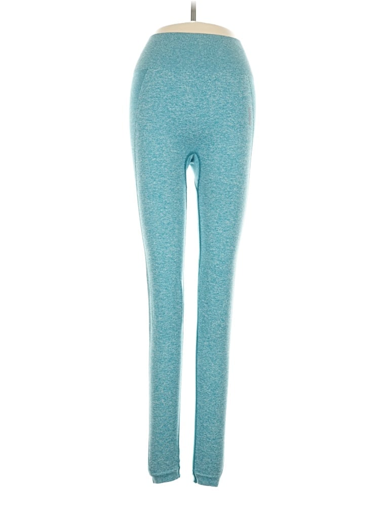 Pre-owned Gymshark Yoga Pants In Teal