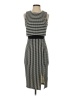 Bisou Bisou Stripes Gray Cocktail Dress Size 2 - photo 1