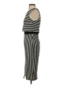 Bisou Bisou Stripes Gray Cocktail Dress Size 2 - photo 5