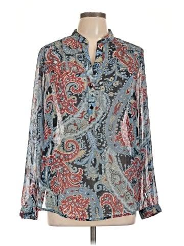 Sag Harbor Long Sleeve Blouse (view 1)