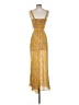 Heartloom 100% Polyester Paisley Yellow Cocktail Dress Size XS - photo 2