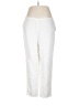 J.Jill 100% Linen Solid White Linen Pants Size L - photo 1