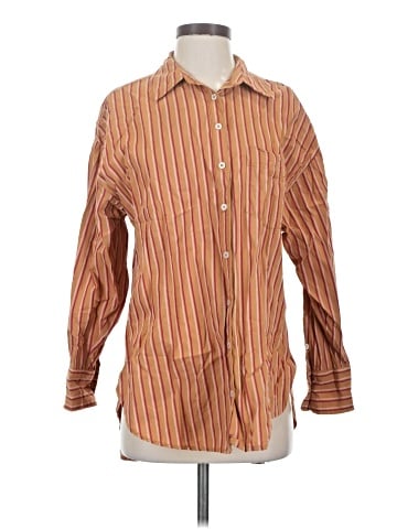 Maeve Long Sleeve Button-Down Shirt (view 1)