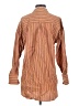 Maeve Stripes Multi Color Orange Long Sleeve Button-Down Shirt Size S - photo 2