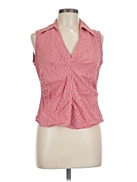 Donna Degnan Sleeveless Button Down Shirt